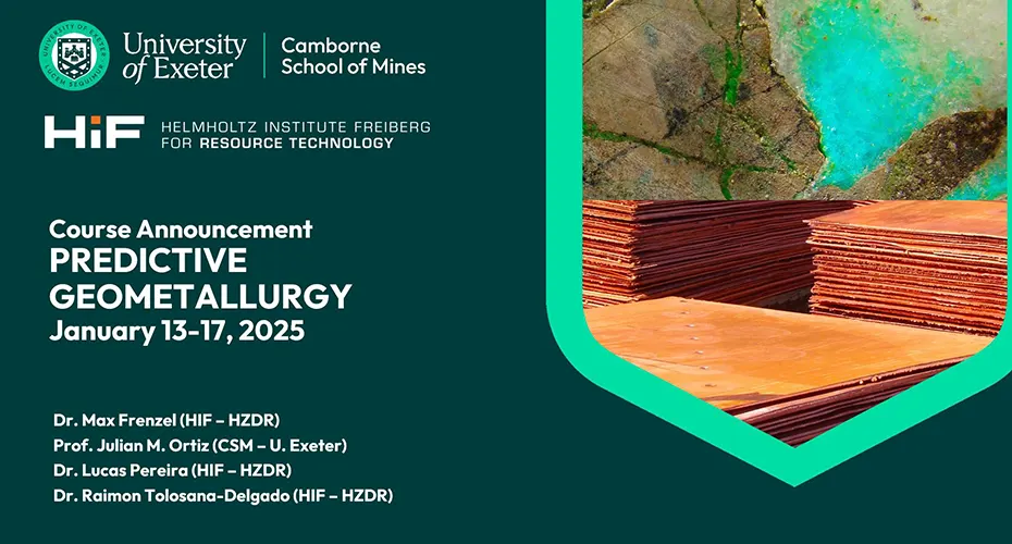 Conference poster for Predictive Metallurgy Course